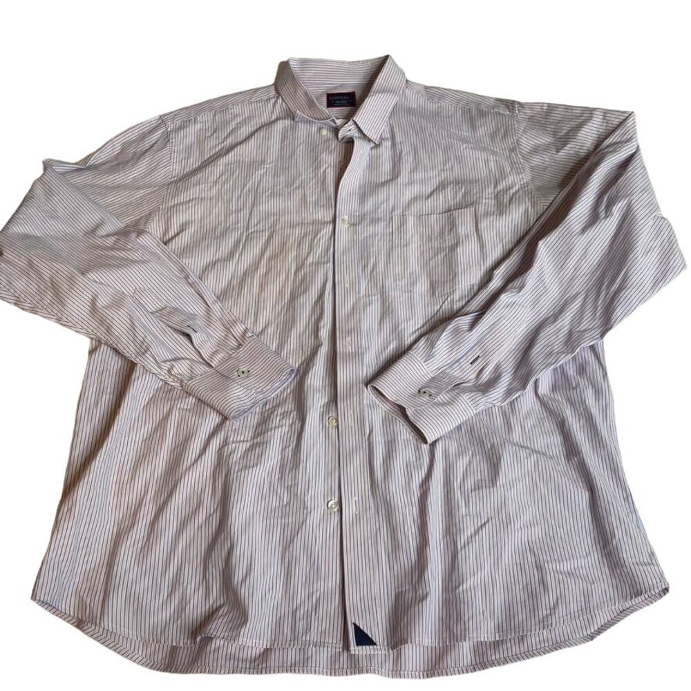 UNTUCKit Mens XX-Large Striped Cotton Long Sleeve Button Down Shirt